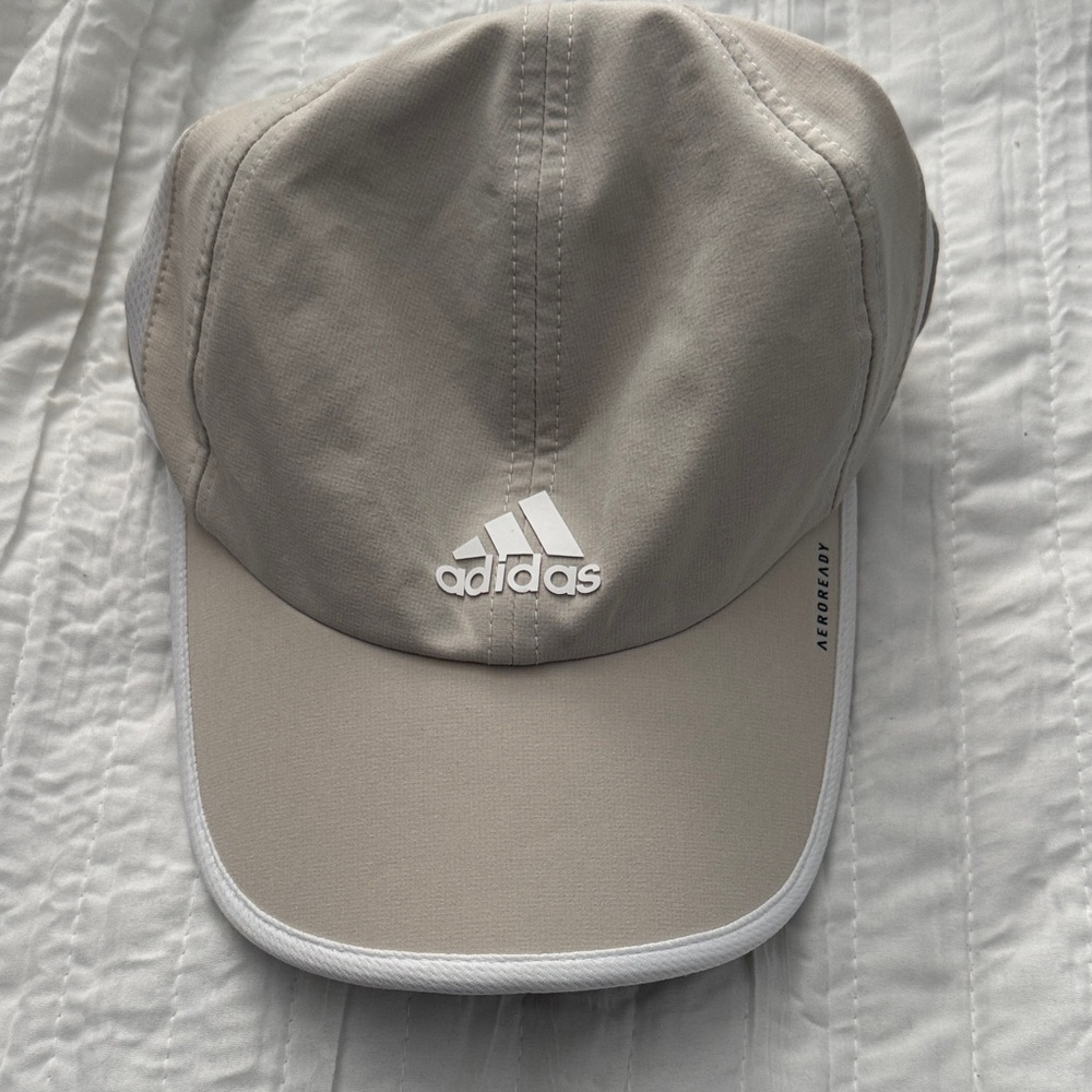 Adidas Tan Cap with White Accents